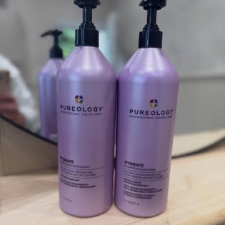 Professional colour-care products used at Hair by Paige Pothecary